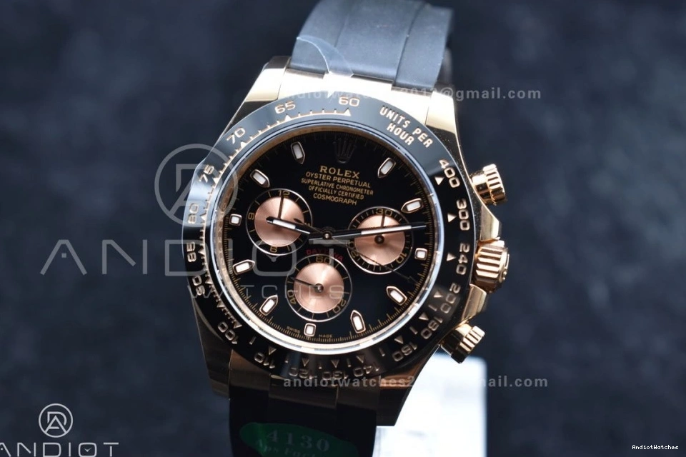 1:1 Dial Best on Edition Oysterflex SH 116518 753 Daytona Black APSF Strap RG Rubber Seasonal 0509